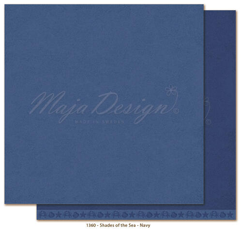 Maja Design - Sea - 12x12" Monochromes Navy