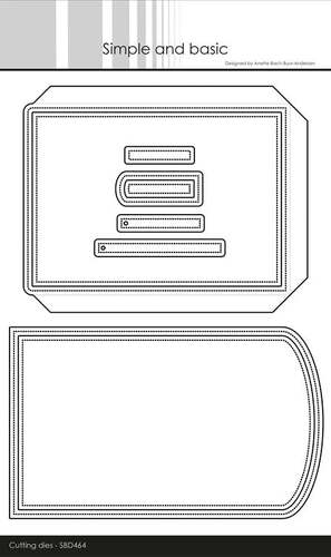 Simple and Basic die SBD464- A6 Envelope