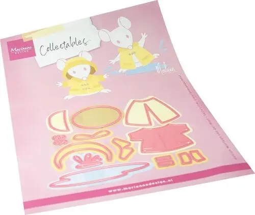 Marianne Design COL1597 - Rain accessoiries by Marleen