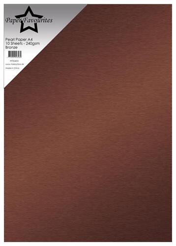 Paper Favourites Pearl Paper 240g - Bronze
