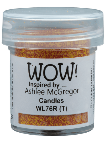 WOW! Embossing Powder Candles