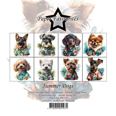 Paper Favourites 15x15 PF275 Summer Dogs