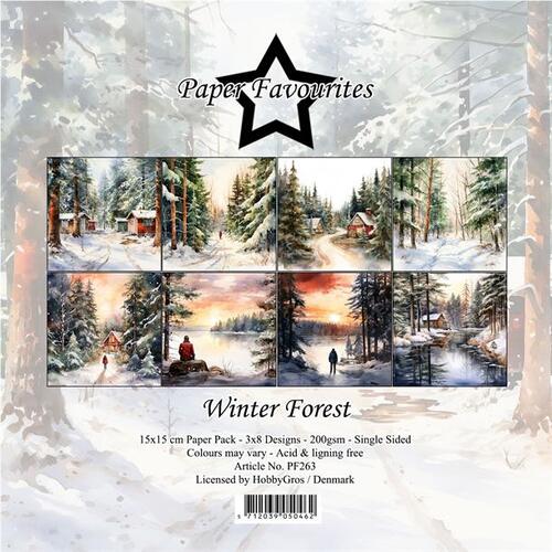 Paper Favourites 15x15 PF263 Winter Forest