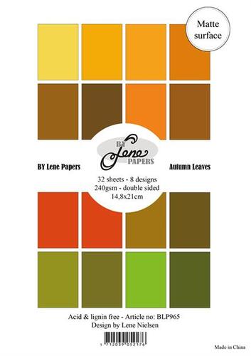 BY Lene Paperpad BLP965 - Solid Colours - Autumn Leaves