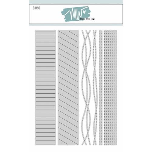 Made with Love dies 63490 - Background Strips