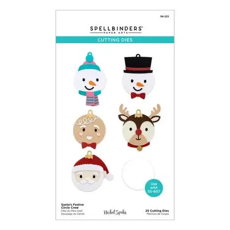 Spellbinders dies - Santa’s Festive Circle Crew (S6-223)