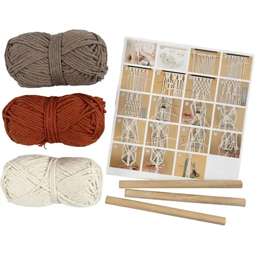 DIY Kit - Macramé Blomsterophæng