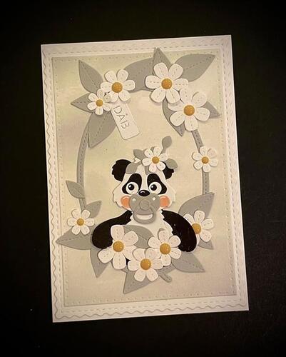 By Lene dies BLD1727 - Cute Panda