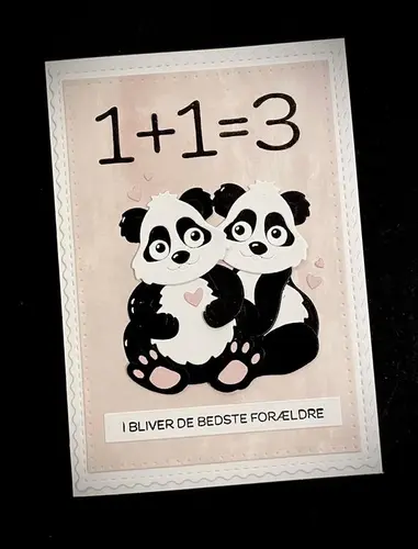 By Lene dies BLD1727 - Cute Panda