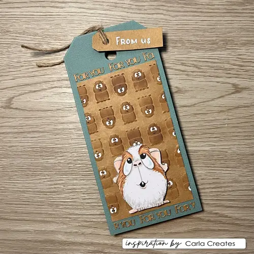 Forudbestilling: Carla Creates - Embossing Folder Guinea Pigs