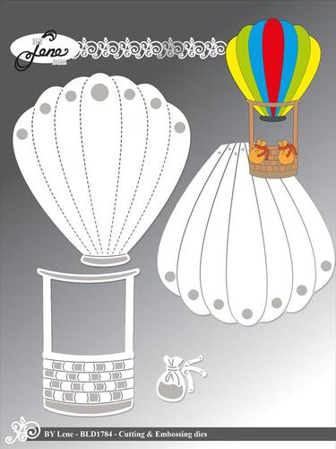 By Lene dies BLD1784 - Hot Air balloon