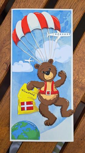 By Lene dies BLD1784 - Hot Air balloon