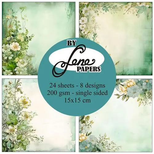 BY Lene Paperpad BLP075 - Soft Flowers