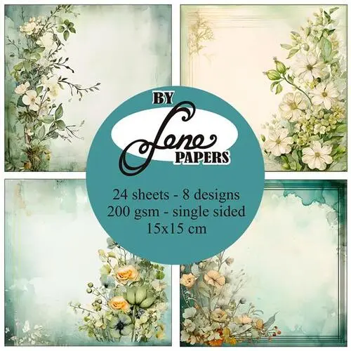 BY Lene Paperpad BLP075 - Soft Flowers
