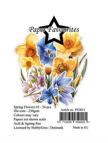 Paper Favourites Die-Cuts PFD011 - Spring Flowers 3