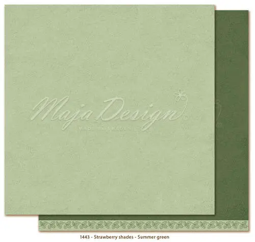 Maja Design - Strawberry - 12x12" Monochromes Summer green