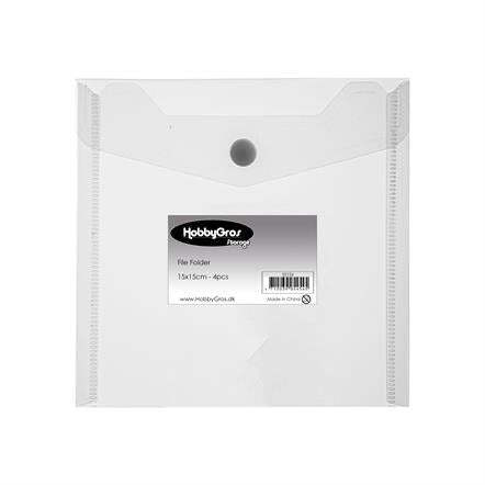 Storage Box - 15x15cm File Folder 4stk