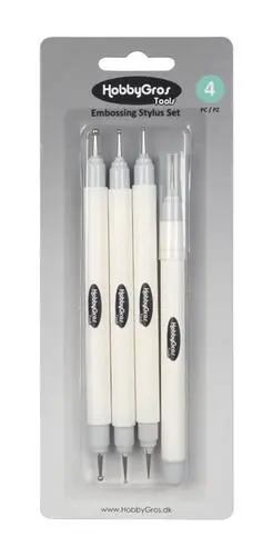 HobbyGros Tools - Embossing Set + Piercing Tool