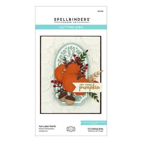 Spellbinders dies - Fall Label Motifs (S5-519)