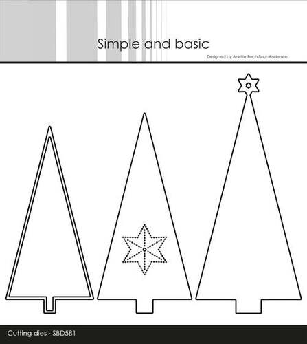 Simple and Basic die SBD581 - Christmas Trees