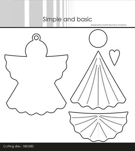 Simple and Basic die SBD580 - Angels #2 w/tag
