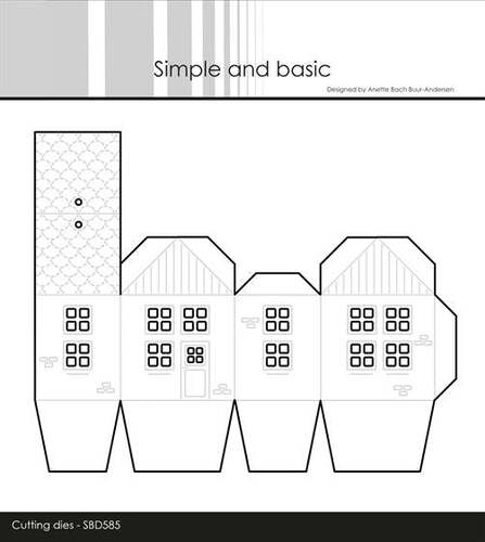 Simple and Basic die SBD585 - 3D House