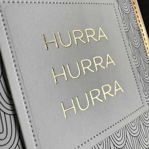 Simple and Basic Press Plate / Hot Foil Plate SBH031 - Hurra