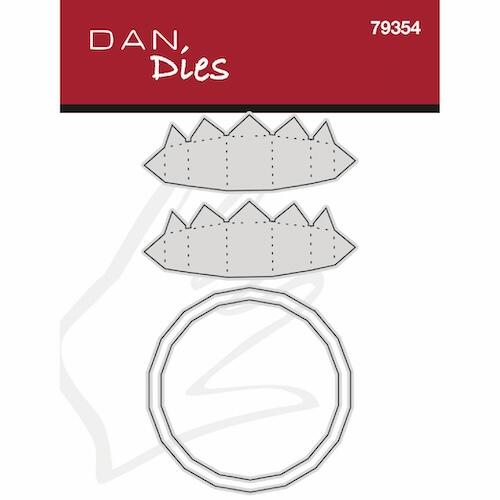 Dan Dies 79354 - Flad julekugle - Stor