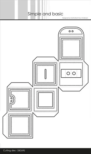 Simple and Basic die SBD590 - Square box