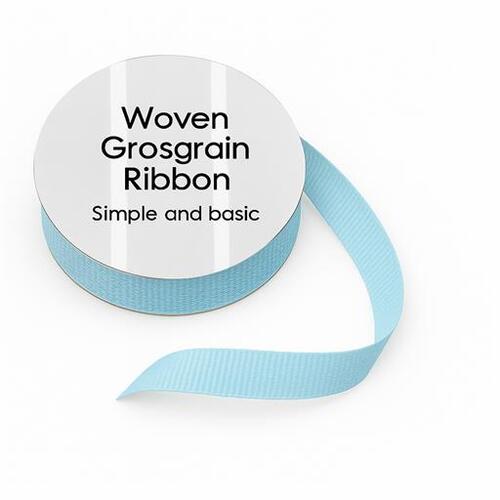 Simple and basic Grosgrain Ribbon - Light Blue