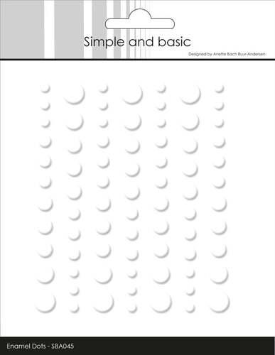 Simple and Basic Enamel Dots SBA045 - Matte Soft White
