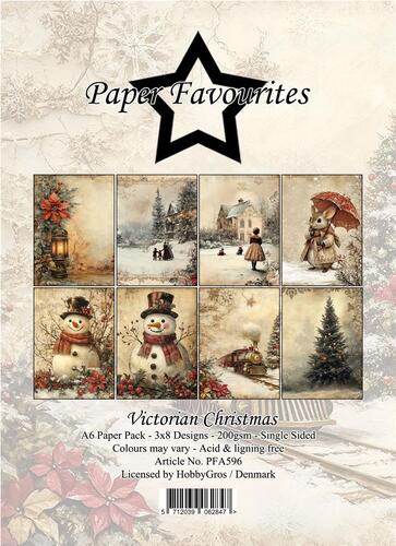 Paper Favourites A6 Paper Pack - Victorian Christmas