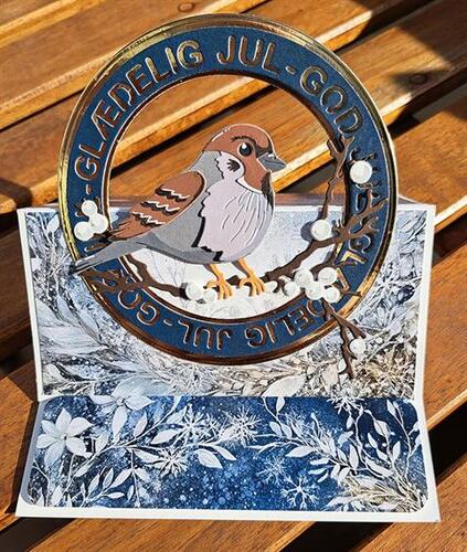 By Lene dies BLD1795 - Christmas Robin