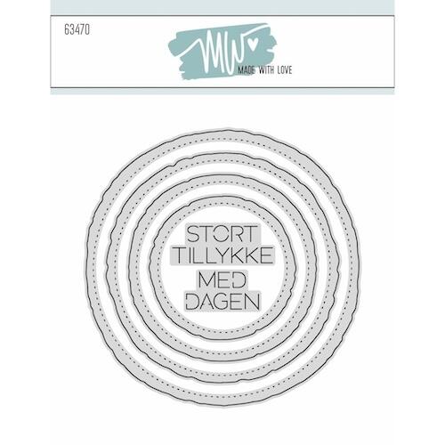 Made with Love dies 63470 - Deckle Edge Circles