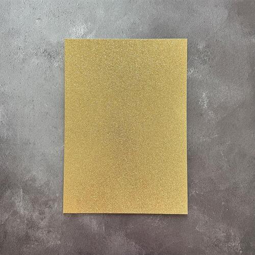 Paper Favourites Glitter Cardstock - Pale Gold