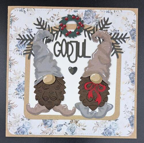 By Lene dies BLD1799 - Pine cone Gnomes