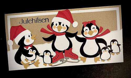 By Lene dies BLD1800 - Happy Penguins