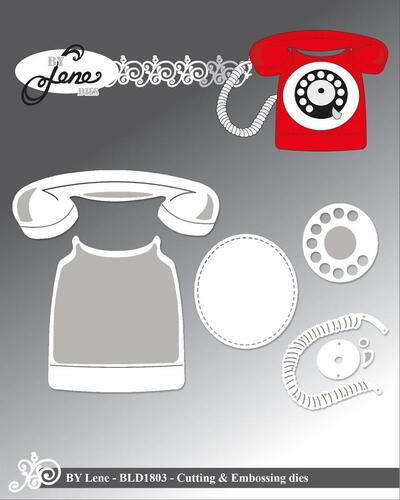 By Lene dies BLD1803 - Retro Phone