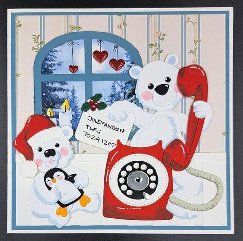 By Lene dies BLD1803 - Retro Phone