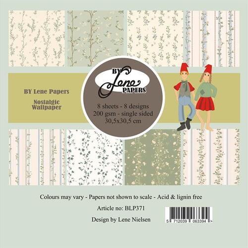 BY Lene Paperpad BLP371 -  Nostalgic Wallpaper 30,5X30,5