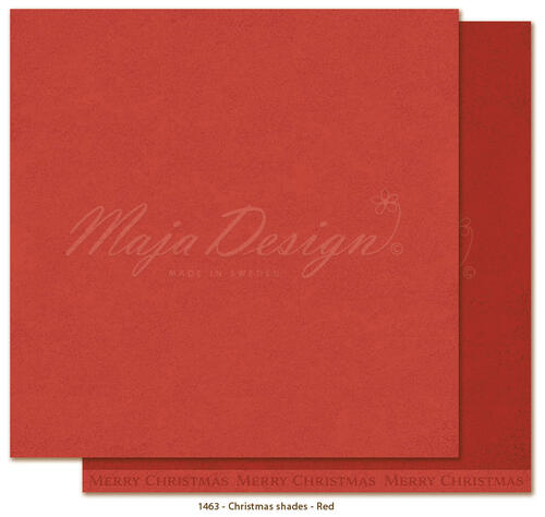 Maja Design - Christmas shades - 12x12" Monochromes Red