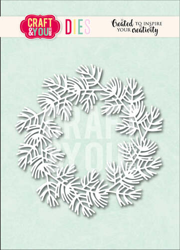 Craft and You die CW381 - Pine Wreath