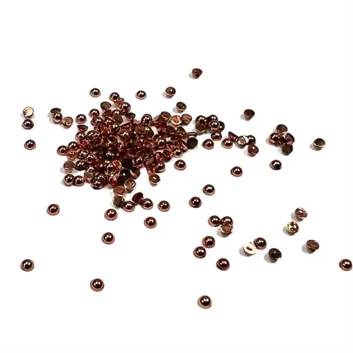 Simple and basic SBA533 - Half Pearl 3mm - Polished Rose Gold