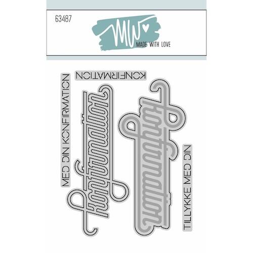 Made with Love dies 63487 - Konfirmation Script