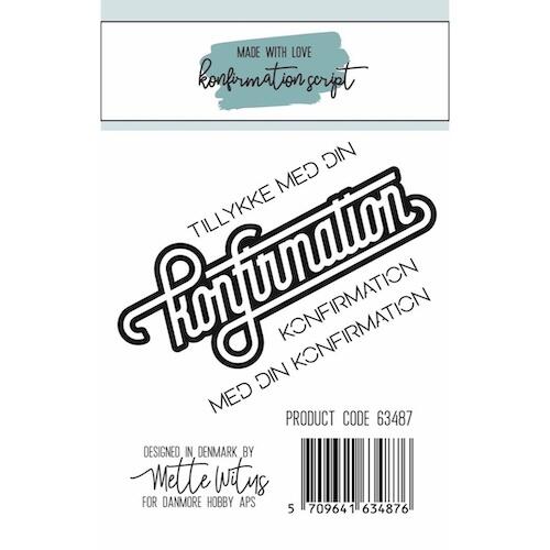 Made with Love dies 63487 - Konfirmation Script