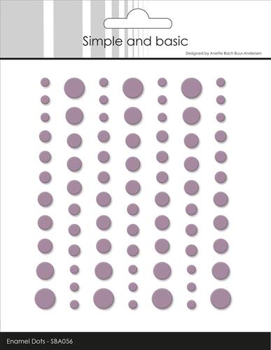 Simple and Basic Enamel Dots SBA056 - Matte Heather