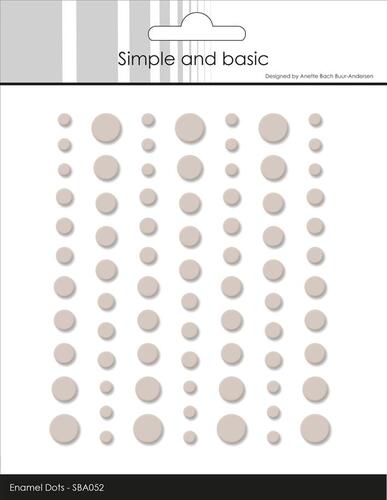 Simple and Basic Enamel Dots SBA052 - Matte Beige