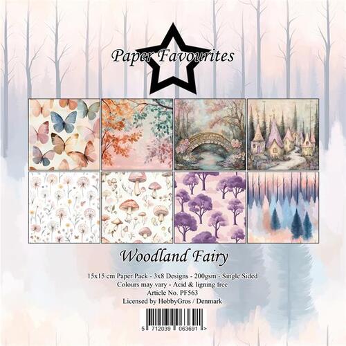 Paper Favourites 15x15 PF563 Woodland Fairy