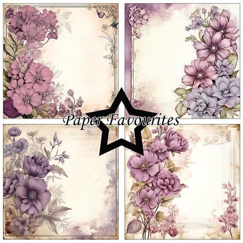 Paper Favourites 15x15 PF534 Vintage Mauve