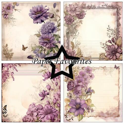 Paper Favourites 15x15 PF534 Vintage Mauve